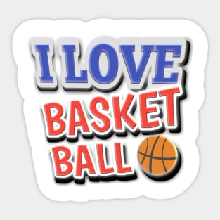 I Love Basketball ... Enjoy Sticker